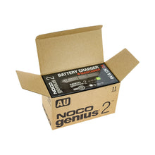 Load image into Gallery viewer, NOCO Genius 2 Battery Charger for Lead Acid 6 &amp; 12V and 12.8V Lithium Batteries