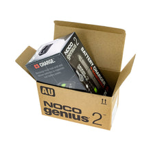 Load image into Gallery viewer, NOCO Genius 2 Battery Charger for Lead Acid 6 &amp; 12V and 12.8V Lithium Batteries