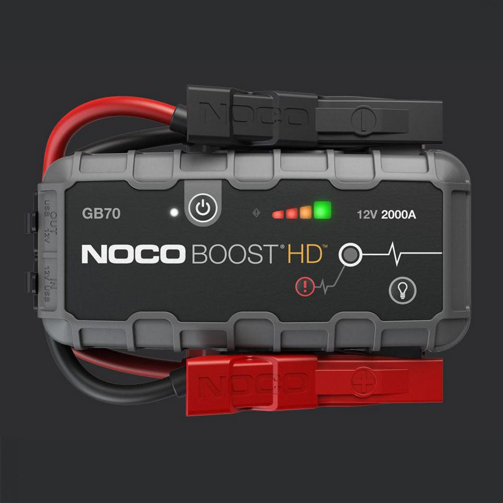 NOCO GB70 : BOOST HD JUMP STARTER - 12V 2000Amps Peak