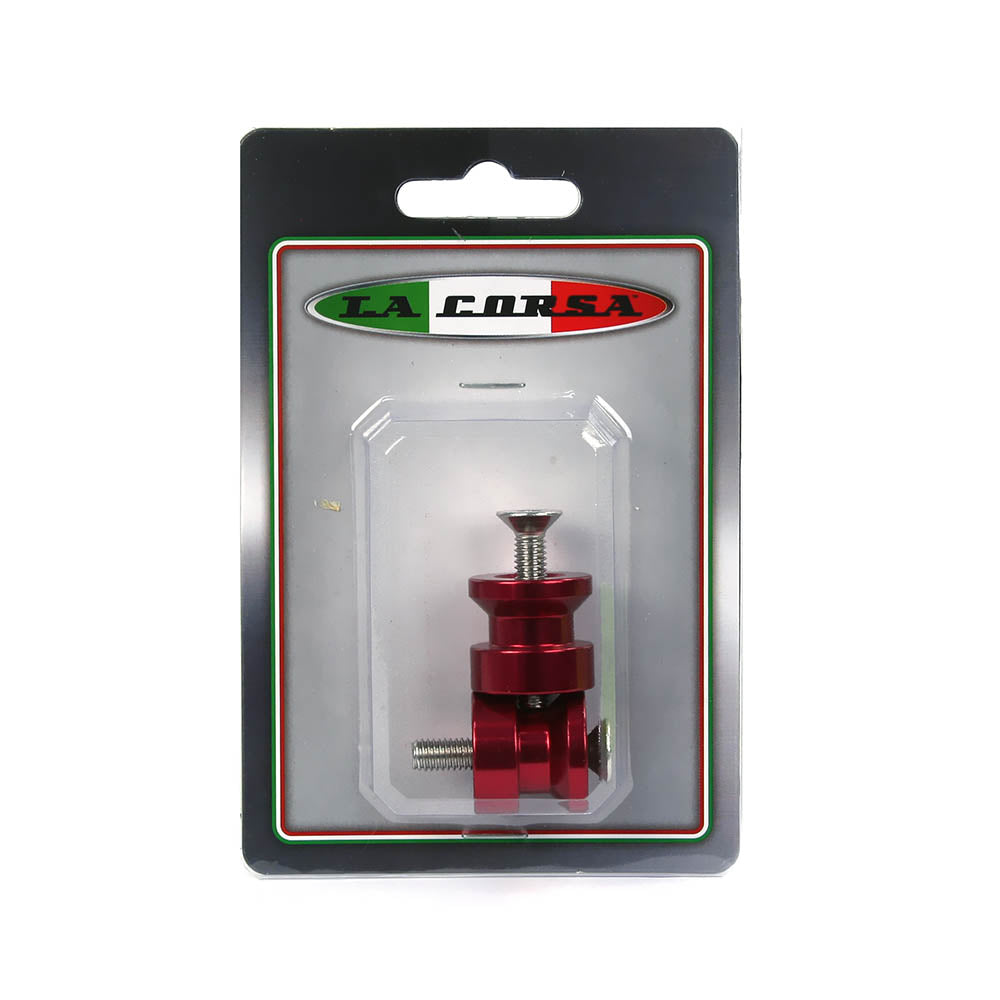 REAR STAND PICK UP KNOBS - RED - 8MM