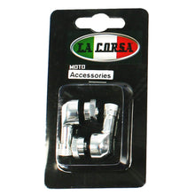 Load image into Gallery viewer, LA CORSA TUBELESS VALVE STEM - SILVER - 8.3MM (PAIR)