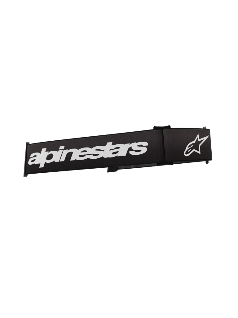 Alpinestars Supertech / Vision 8 Goggle Strap - Black/White