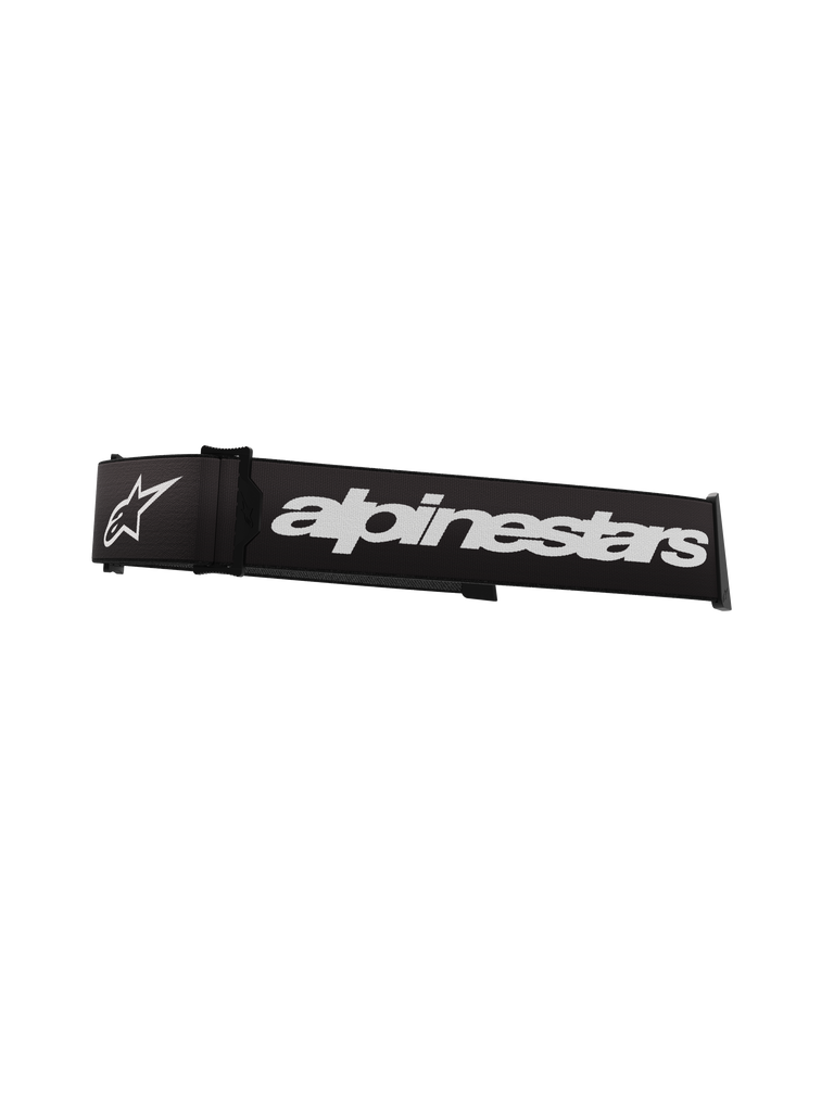Alpinestars Supertech / Vision 8 Goggle Strap - Black/White