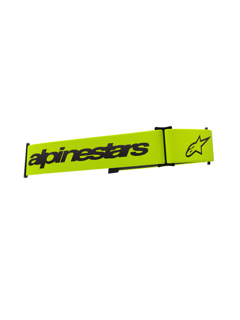 Alpinestars Supertech / Vision 8 Goggle Strap - Fluro Yellow/Black