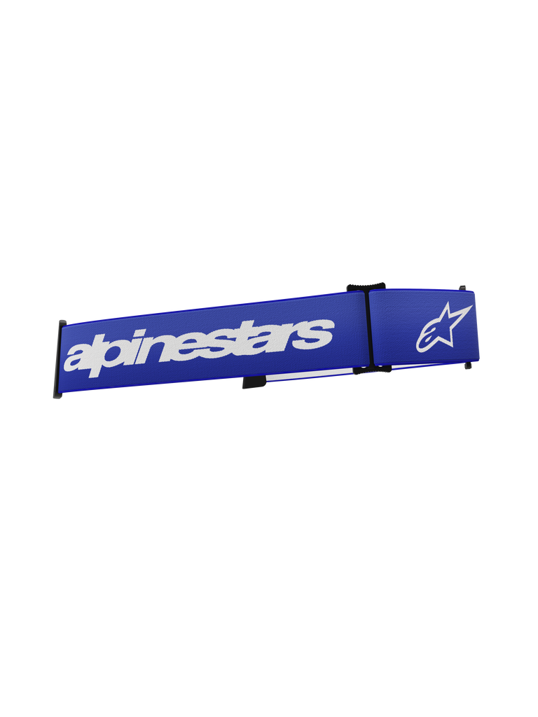 Alpinestars Supertech / Vision 8 Goggle Strap - Blue/White