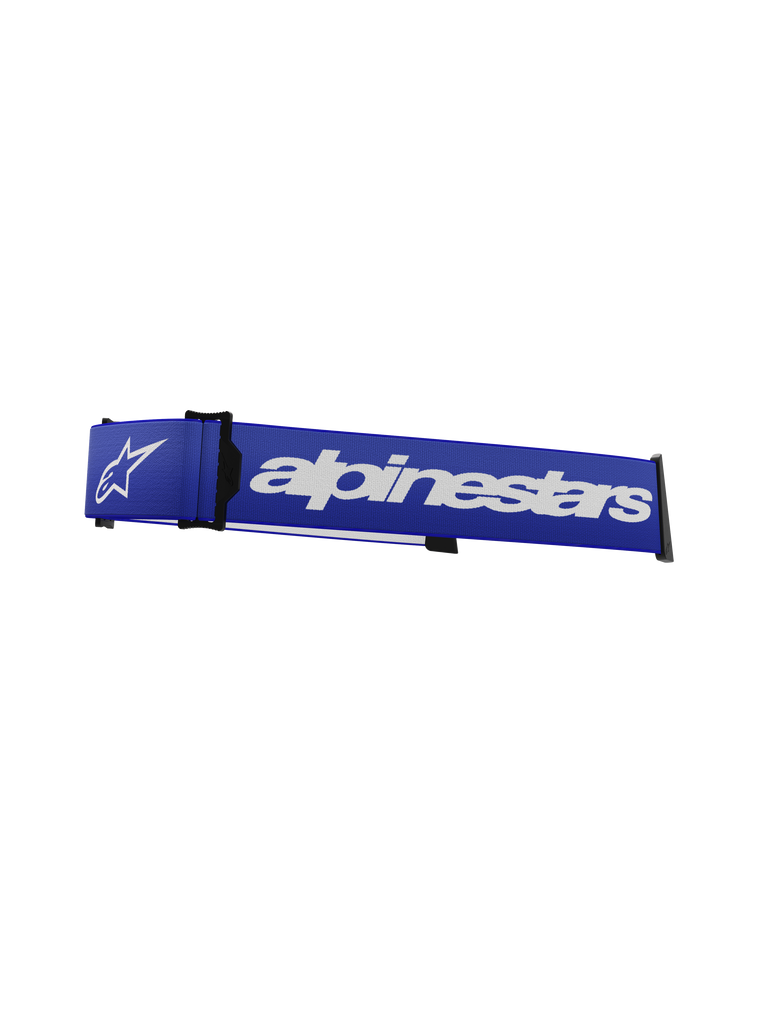 Alpinestars Supertech / Vision 8 Goggle Strap - Blue/White