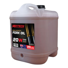 Load image into Gallery viewer, MO-TECH FORK OIL 20W - SEMI SYN - 20L