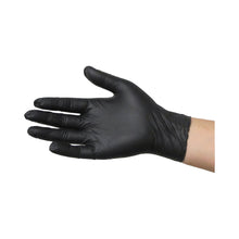 Load image into Gallery viewer, NITRILE GLOVES BLACK PKT 100 SIZE XL