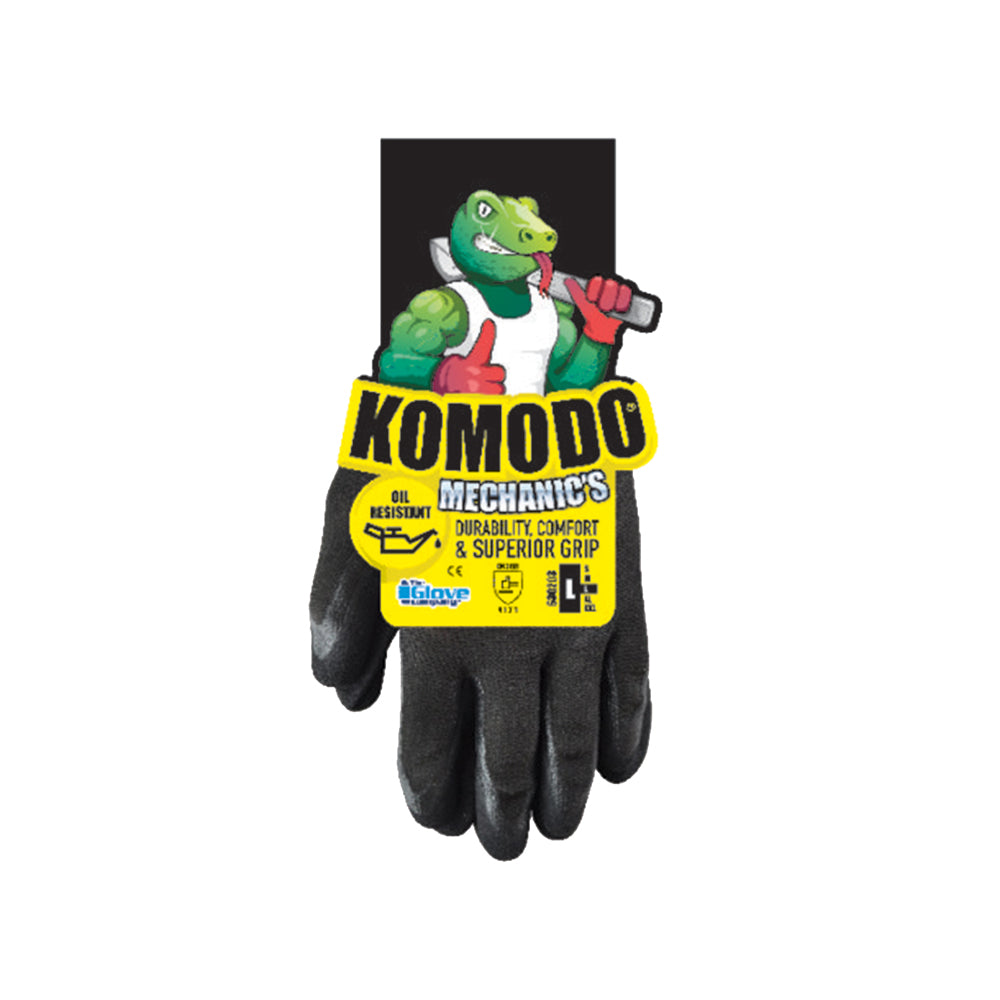 KOMODO MECHANICS GLOVES BLACK