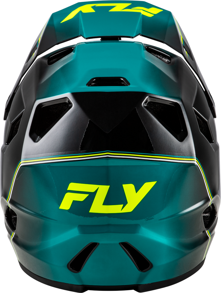 Fly Racing Rayce MTB Repeat Helmet - Black/Teal/Hi-Vis