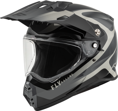 Fly Racing Trekker Pulse Helmet - Black/Grey
