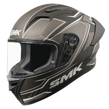 Load image into Gallery viewer, SMK Stellar Adox Matte Black/Grey MA266 Helmet