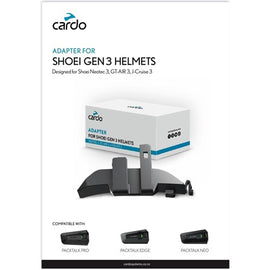 CARDO ADAPTER FOR SHOEI GEN 3 HELMETS