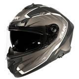 SMK Typhoon Aerot (MA266) Full Face Helmet - Matt Black/Grey