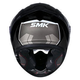 SMK Typhoon Aerot (MA266) Full Face Helmet - Matt Black/Grey