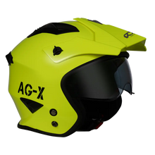 Load image into Gallery viewer, RXT AG-X Solid Gloss Fluro Yellow Helmet