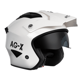 RXT AG-X Solid Gloss White Helmet