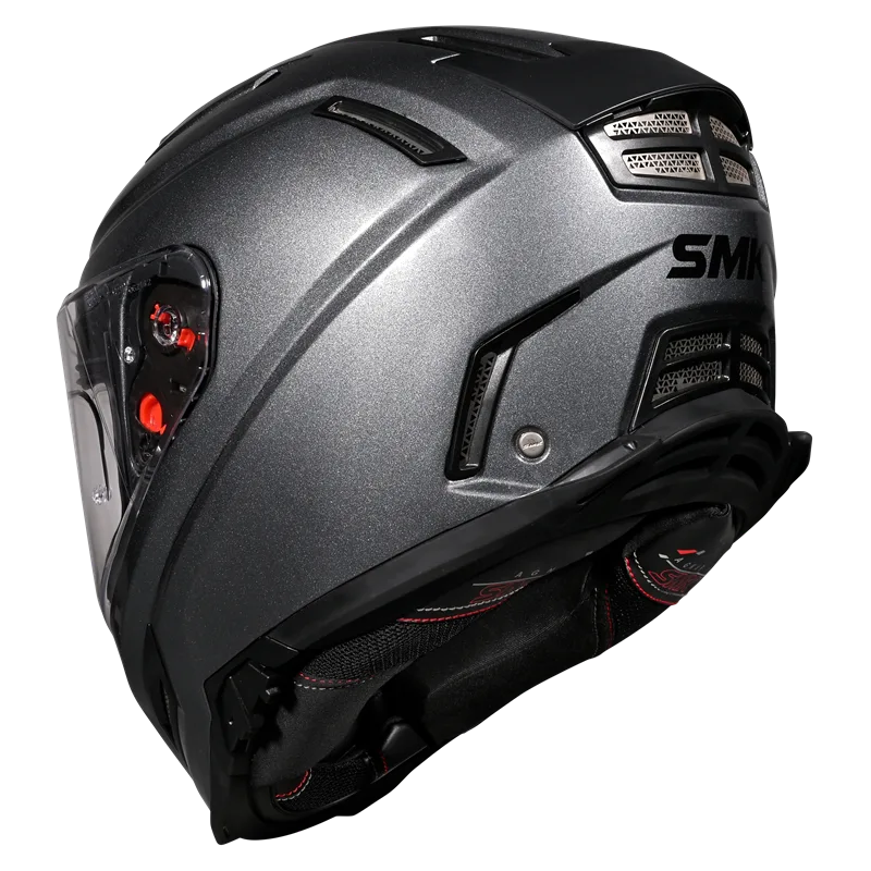 SMK Agnar Solid (GLDA600) Full Face Helmet - Anthracite