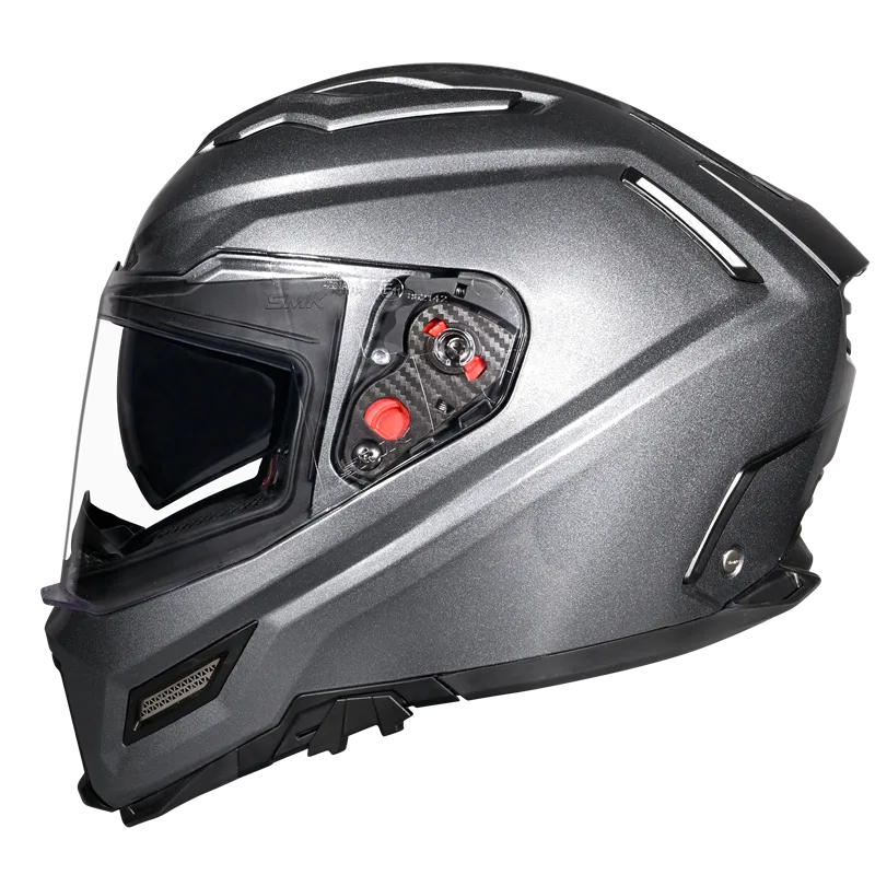 SMK Agnar Solid (GLDA600) Full Face Helmet - Anthracite