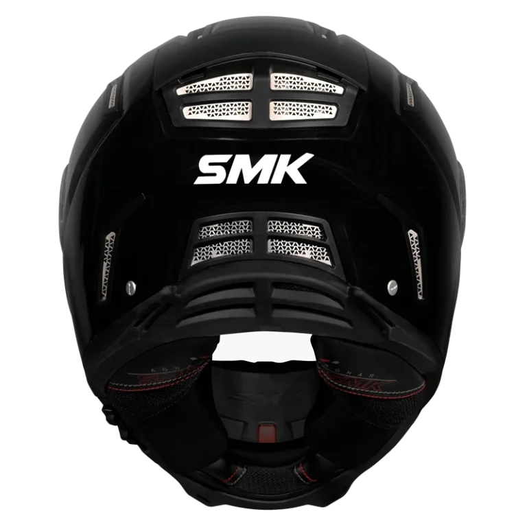 SMK Agnar Solid (GL200) Full Face Helmet - Black