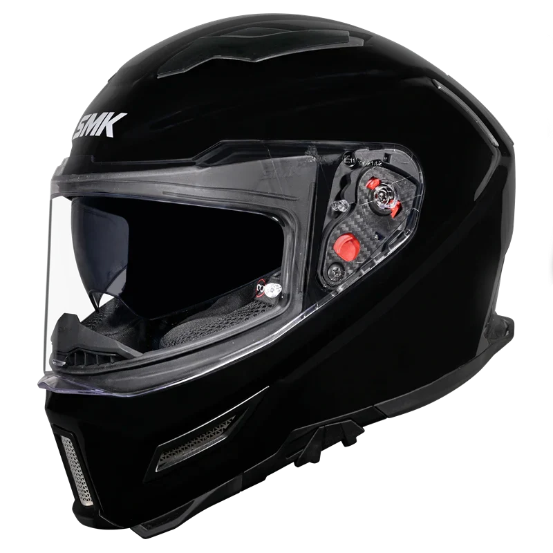 SMK Agnar Solid (GL200) Full Face Helmet - Black
