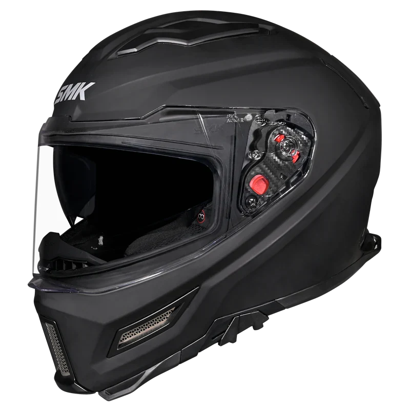 SMK Agnar Solid (MA200) Full Face Helmet - Matt Black