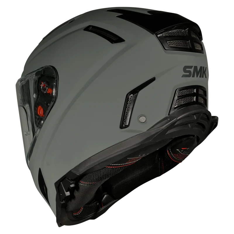 SMK Agnar Solid (MA600) Full Face Helmet - Matt Nardo Grey