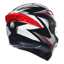 Load image into Gallery viewer, AGV K5 - MARBLE MATT BLACK/WHITE/RED ML