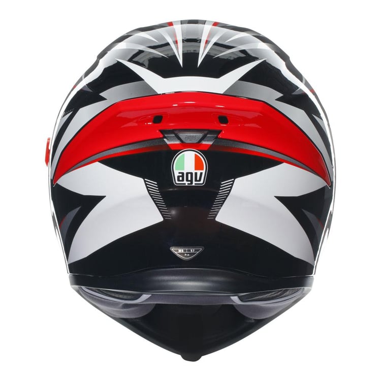 AGV K5 - MARBLE MATT BLACK/WHITE/RED ML