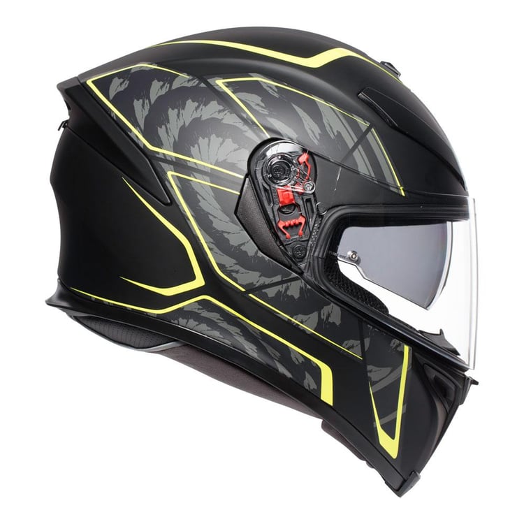 AGV K5 - TORNADO MATT BLACK/YELLOW FLURO
