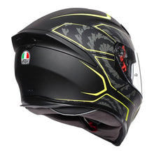 Load image into Gallery viewer, AGV K5 - TORNADO MATT BLACK/YELLOW FLURO