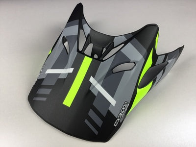 Arai Replacement Peak For VX-Pro 4 Bogle - Black/Yellow