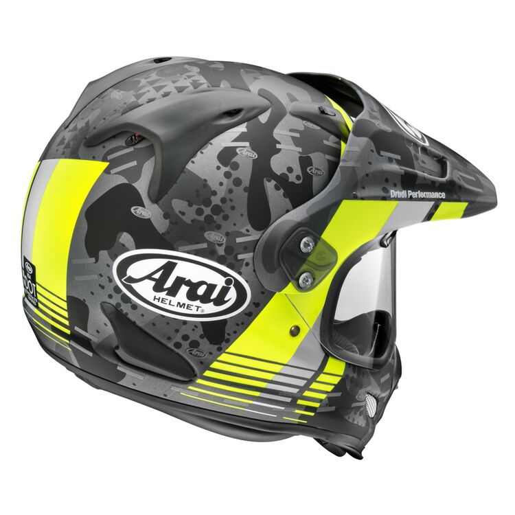 Arai XD-4 Cover Motorcycle Helmet -  Fluro Yellow Matte - MotoHeaven