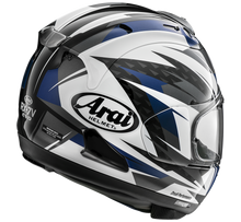 Load image into Gallery viewer, Arai RX-7V Evo Rush Helmet - Blue/White/Black - S
