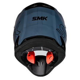SMK Allterra Solid (GL501) MX Helmet - Shark Skin Blue