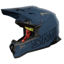 Load image into Gallery viewer, SMK Allterra Solid (GL501) MX Helmet - Shark Skin Blue