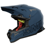 SMK Allterra Solid (GL501) MX Helmet - Shark Skin Blue