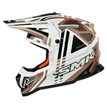Load image into Gallery viewer, SMK Allterra X-Sprint (MA172) MX Helmet - Matt White/Orange/Black