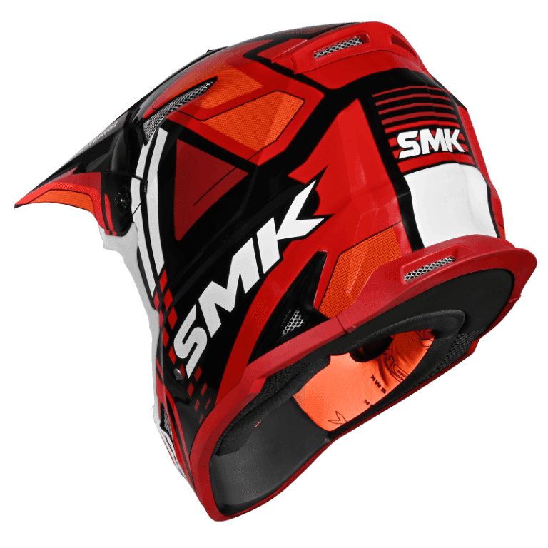 SMK Allterra X-Sprint (GL231) MX Helmet - Black/Red/White