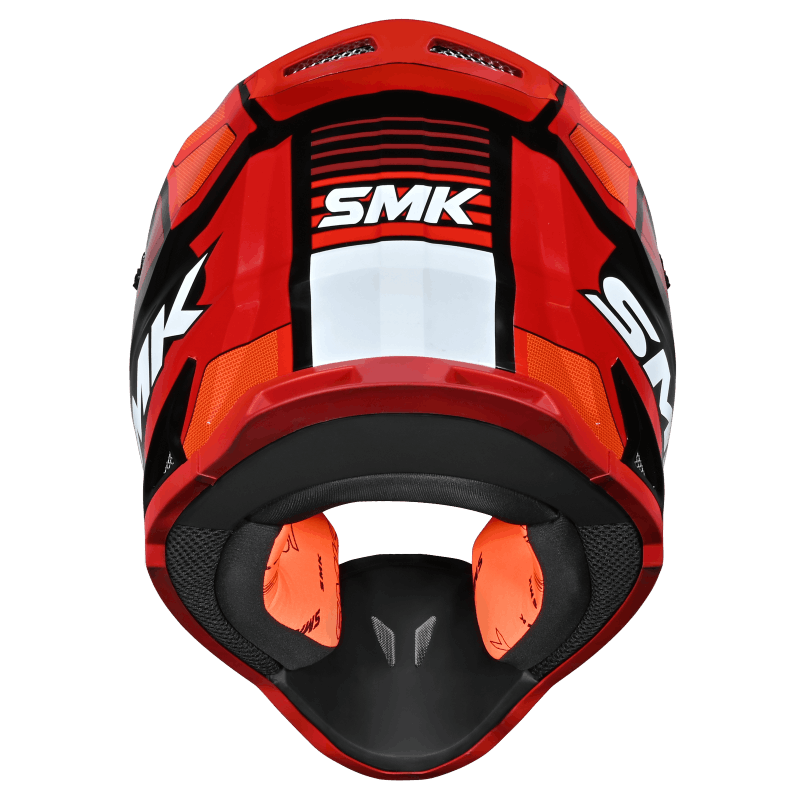 SMK Allterra X-Sprint (GL231) MX Helmet - Black/Red/White