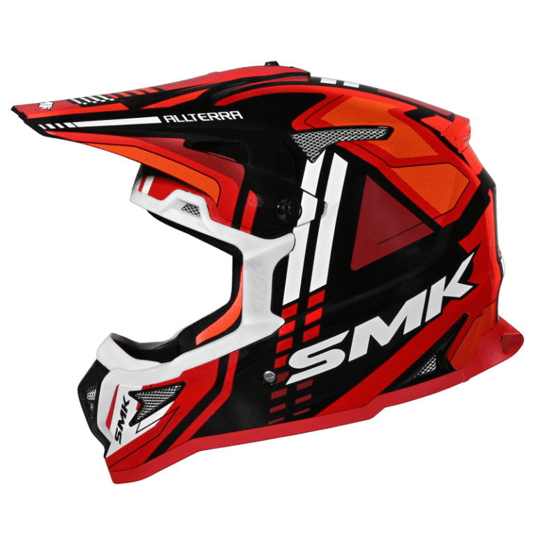 SMK Allterra X-Sprint (GL231) MX Helmet - Black/Red/White