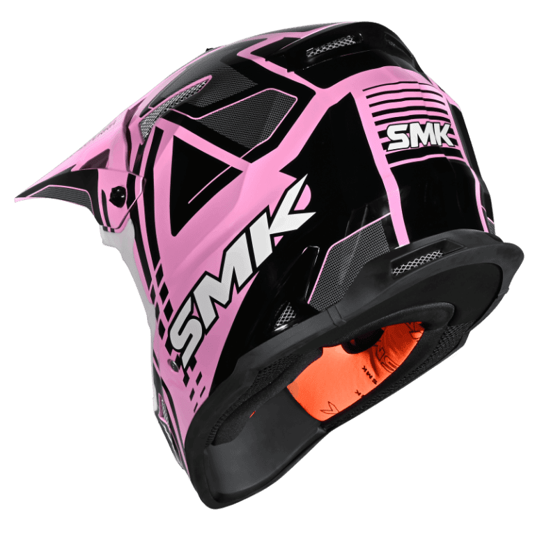 SMK Allterra X-Sprint (GL921) MX Helmet - Pink/Black/White