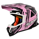 SMK Allterra X-Sprint (GL921) MX Helmet - Pink/Black/White