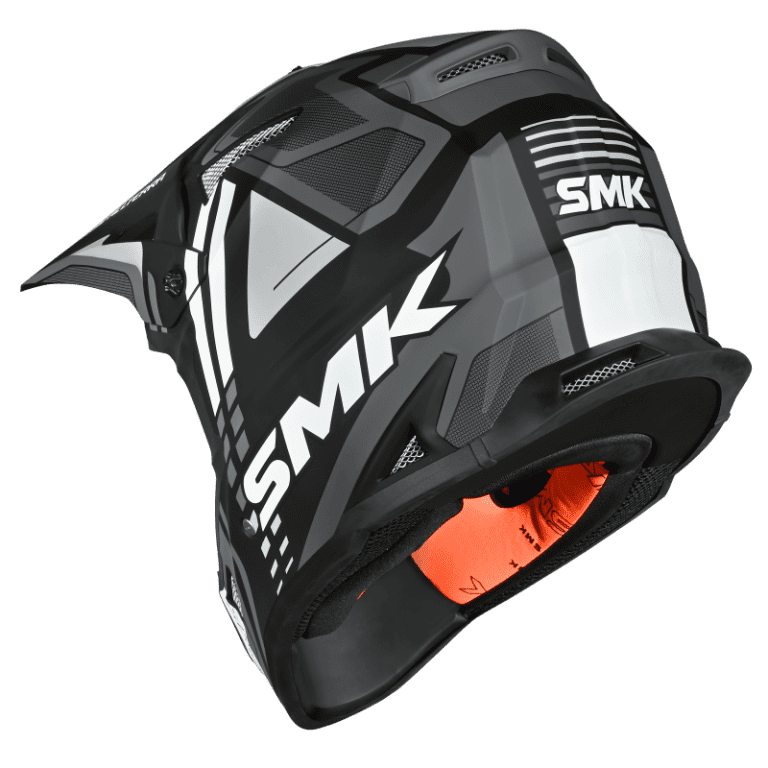 SMK Allterra X-Sprint (MA261) MX Helmet - Matt Black/Grey/White