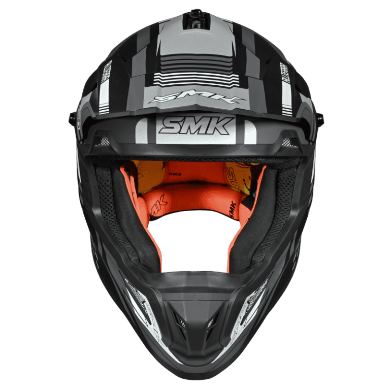 SMK Allterra X-Sprint (MA261) MX Helmet - Matt Black/Grey/White