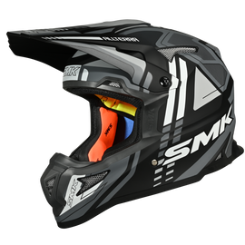 SMK Allterra X-Sprint (MA261) MX Helmet - Matt Black/Grey/White