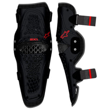 Load image into Gallery viewer, Alpinestars SX-1 V2 Black/Red Knee Protector