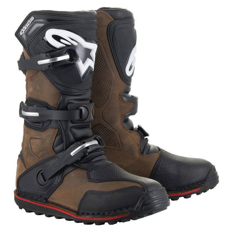 Alpinestars Tech T Trials Boots - Brown Oil