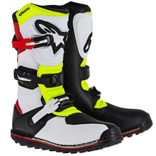 Load image into Gallery viewer, Alpinestars Tech-T Trials MX Boots -  White/Red/Fluro Yellow
