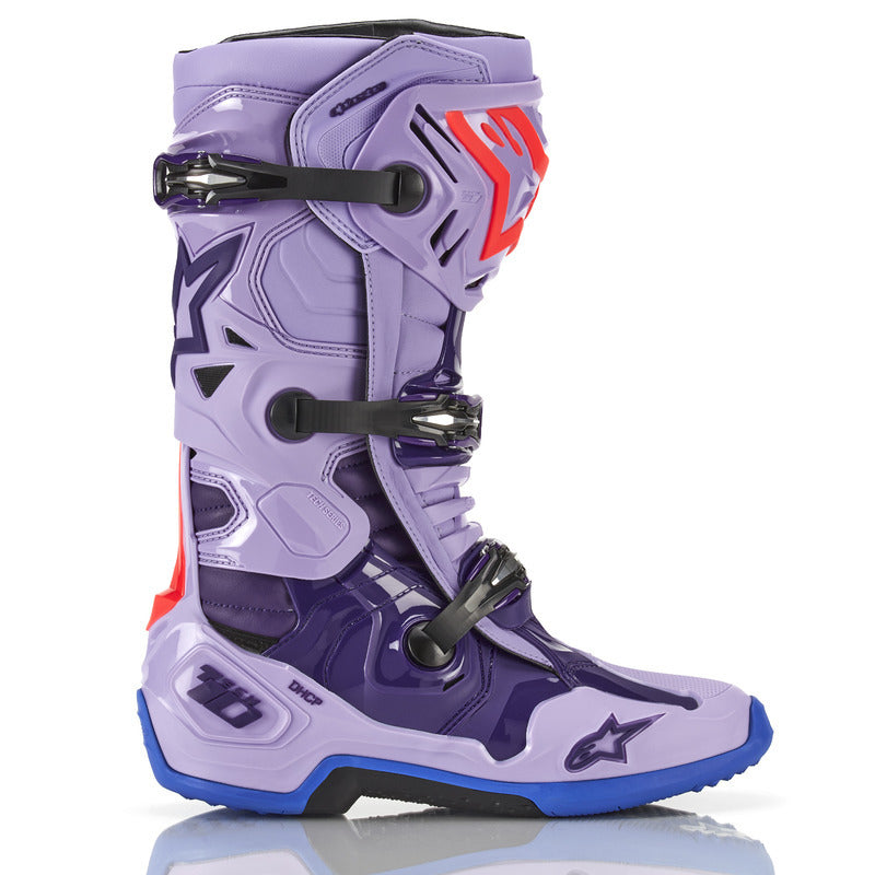 Alpinestars Tech 10 Boots - Violet Lavander - View 2 | Everest Motorcycles